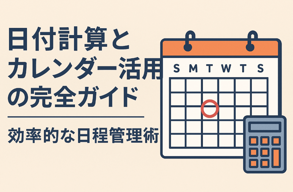 日付計算とカレンダー活用の完全ガイド